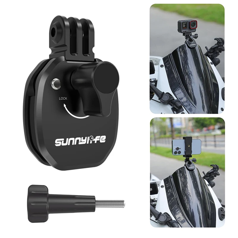Motorrad-Windschutzscheiben-Kamerahalterung für GoPro Hero 13 12 11 Motorrad-Windschutzscheiben-Klemme für DJI Action 6 5 4/Insta360 X5 X4