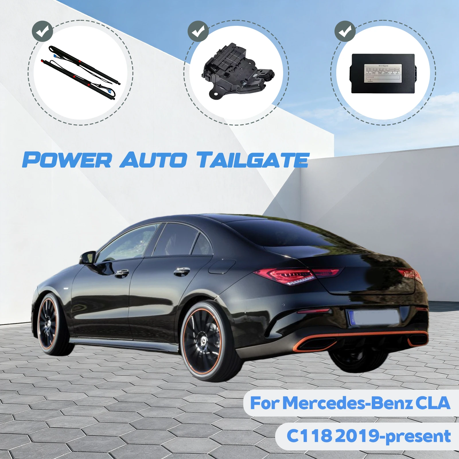 For Mercedes-Benz CLA C118 2019-present Car Automatic Lifting kit Opening Trunk Intelligent Electric Lift Tailgate