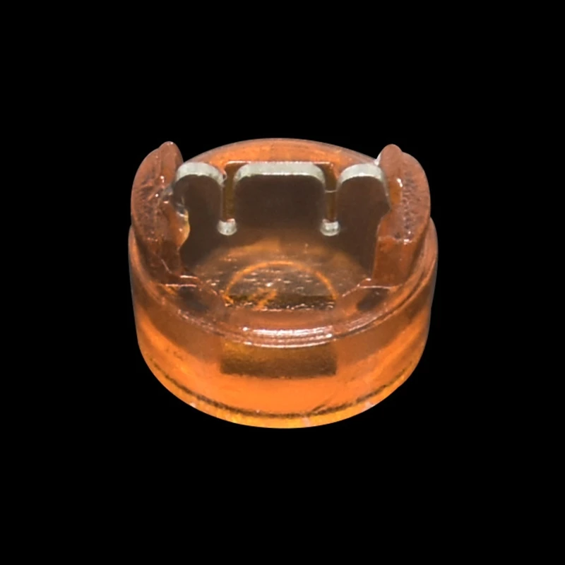 Гелевый соединитель 1-портовые соединители проводов, оранжевый прозрачный (упаковка из 200 шт.), Прямая поставка