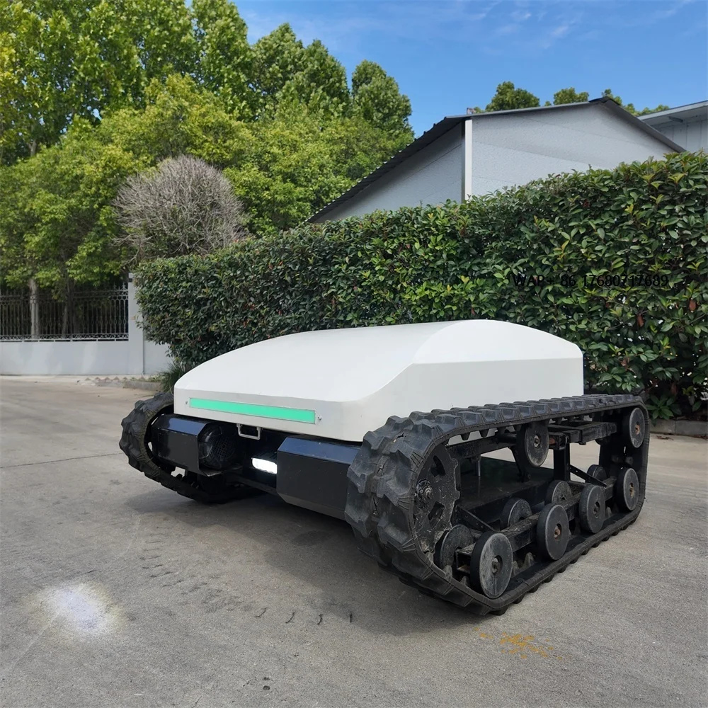 New Model 2025 GPS-Guided Electric Lawn Mower No Boundary Wires Path Optimization  Remote Control Hassle-Free Mowing