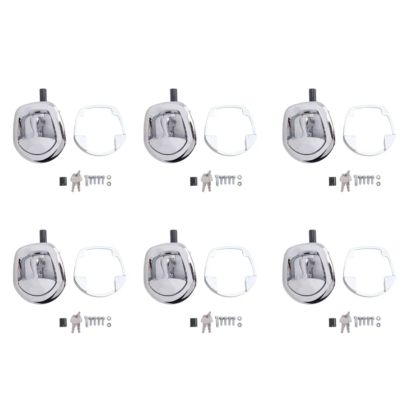 

BT-6X T-образный замок «рыбий хвост» Модифицированный для бездорожья механический дверной замок для прицепа Эскорт Противоугонный замок Rv Весло Замок для входной двери