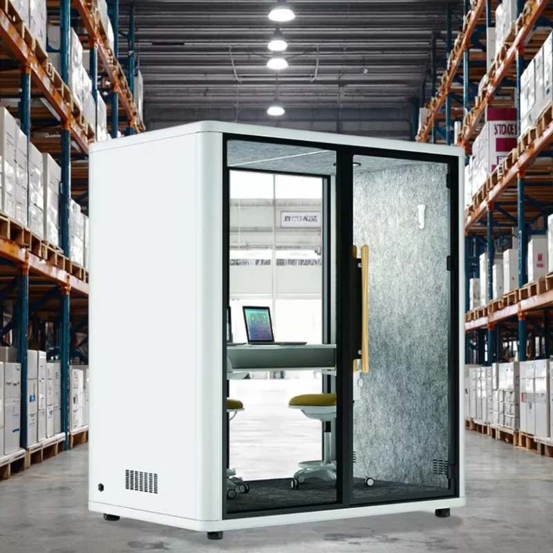 FOODLINE Customized Portable Soundproof Office Cabin Pods for Meetings Home Indoor Use Hotels Warehouses Hospitals Workshops
