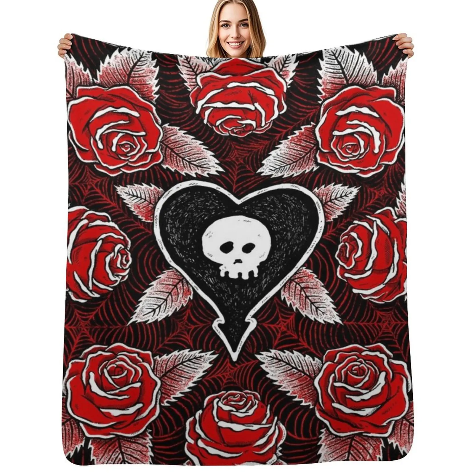Couverture compacte et chaude Alkaline Trio Optimistic Rise pour les voyages en voiture