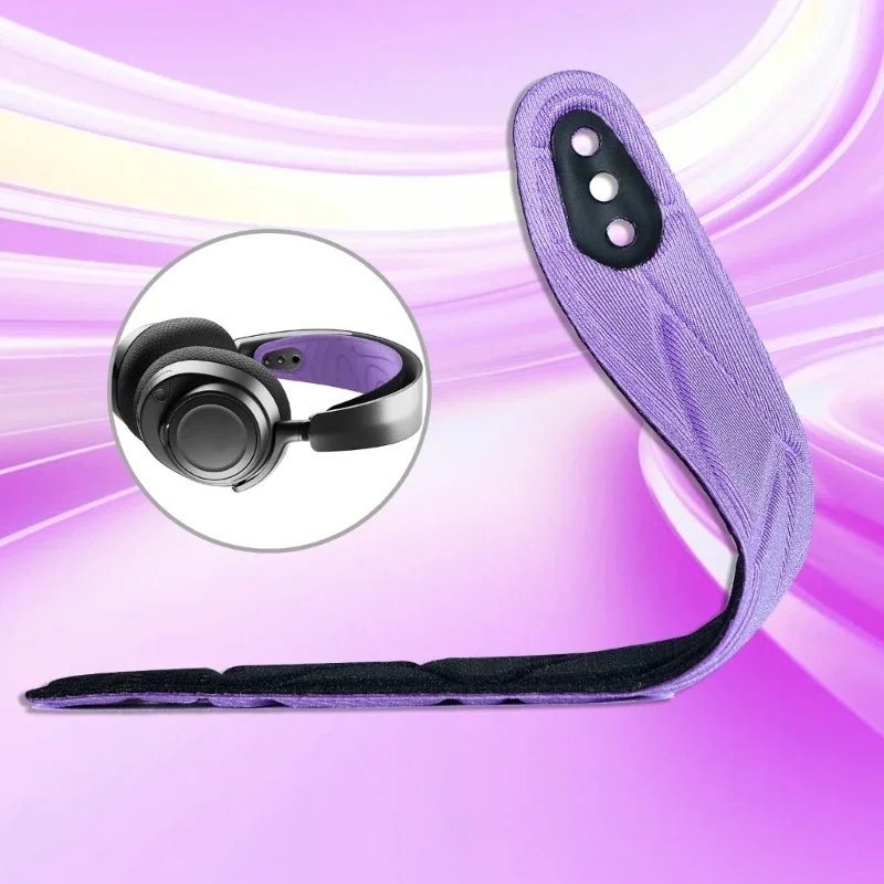 Настраиваемое оголовье для гарнитур SteelSeri Arctis 7P 7X Улучшенные наушники Комфорт Наголовный свет повышает комфорт и