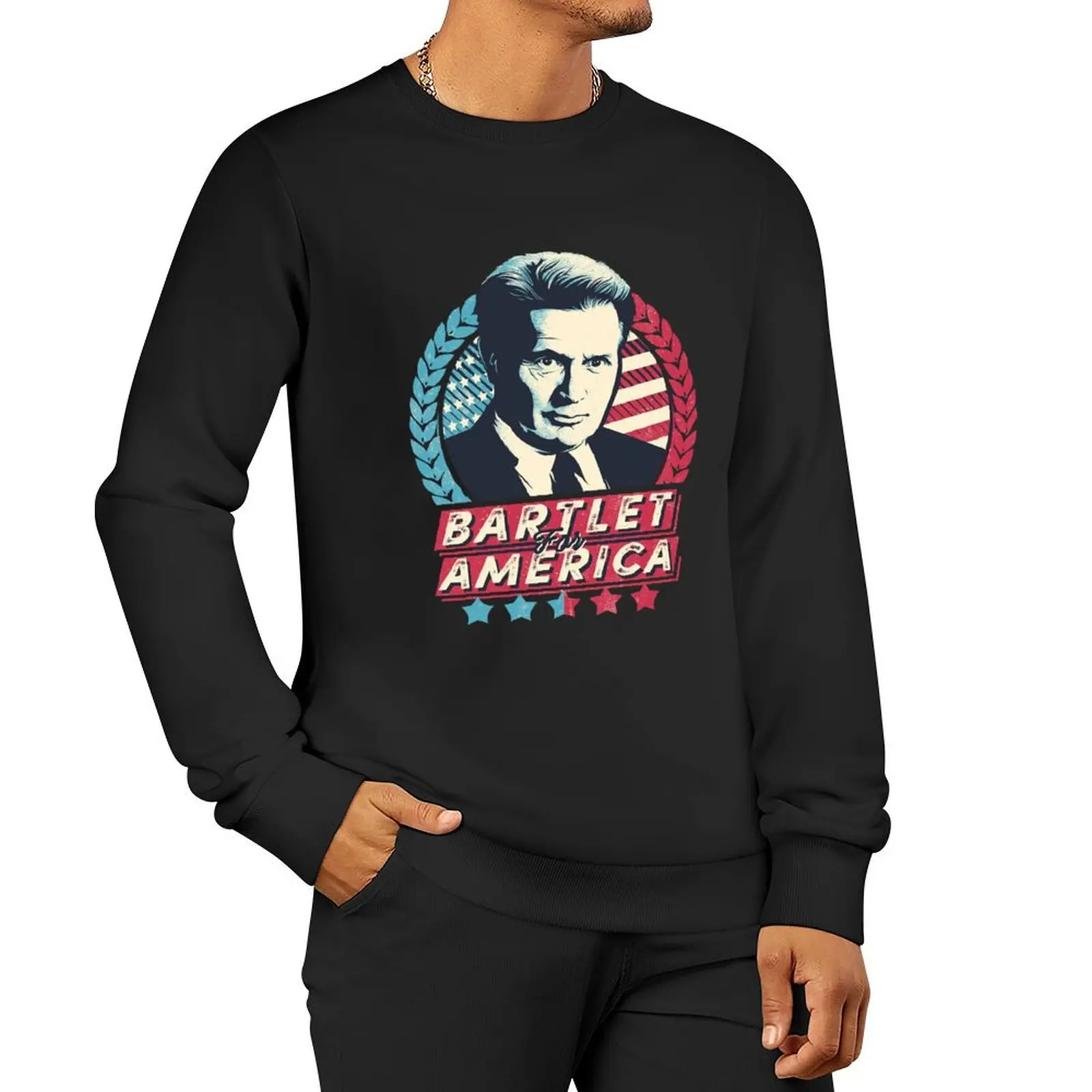 

Gift Idea Bartlet For America Let Be Inspired Graphic Tee Pullover Hoodie anime clothes men's sweat-shirt men sweatshirt