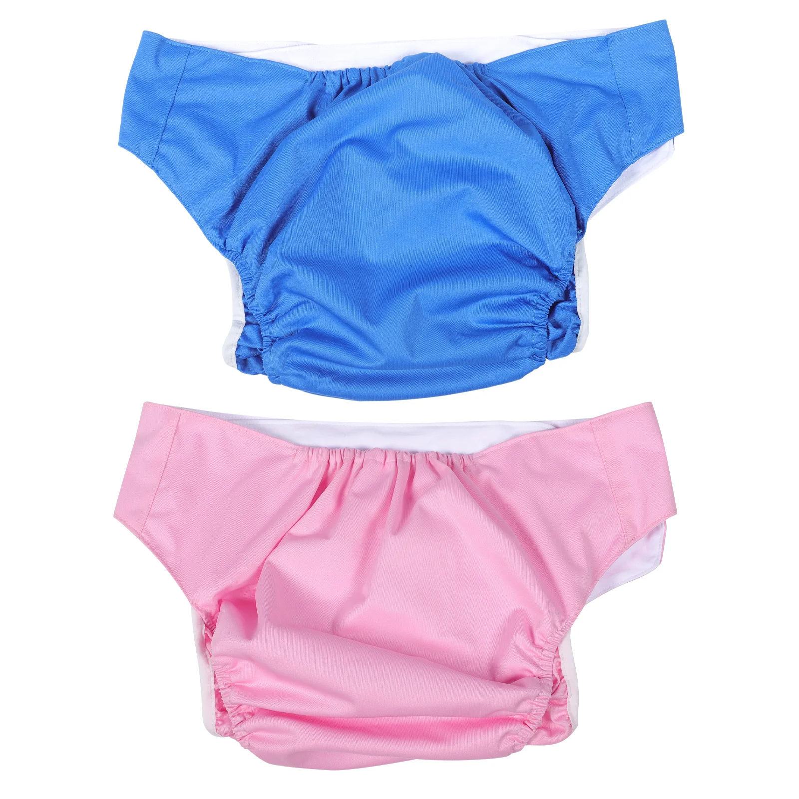 

2pcs Reusable Adult Diaper Cloth Breathable Washable Sanitary Pants Leakproof For Incontinence Elderly Waterproof Nursing