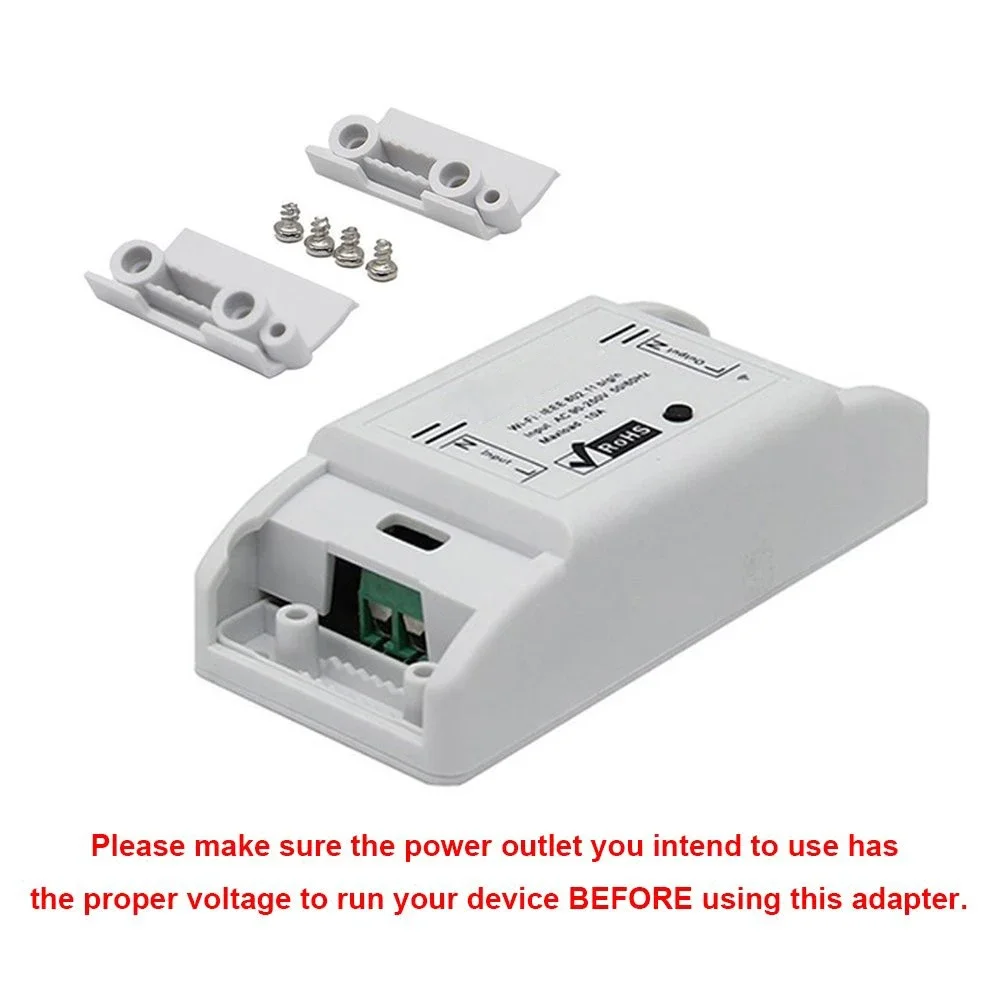 1Pcs 90-250Vac Wireless Remote Switch 2.4G WiFi Cellphone APP Control Switch For Lamp or Machine Tuya Smart Life