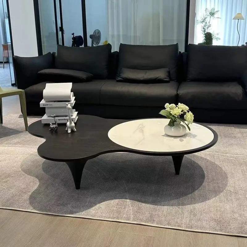 

Italian light luxury living room cloud coffee table designer Nordic style coffee table special-shaped small apartment modern