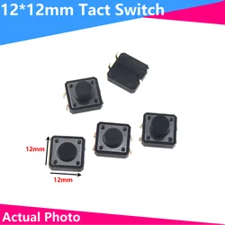 20PCS/Lot 12*12 Push Button Switch 12*12MM Light Touch Vertical-Type H= 5/6/7/8/9/10/11/12/13/14/15mm