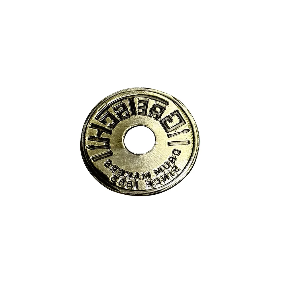 Gretsch Drum Redondo Estéreo Insignia Snare Tom Kick Vintage Snare Brass Grommet Parte 1950s 1960s 50's 60's Accesorios de metal