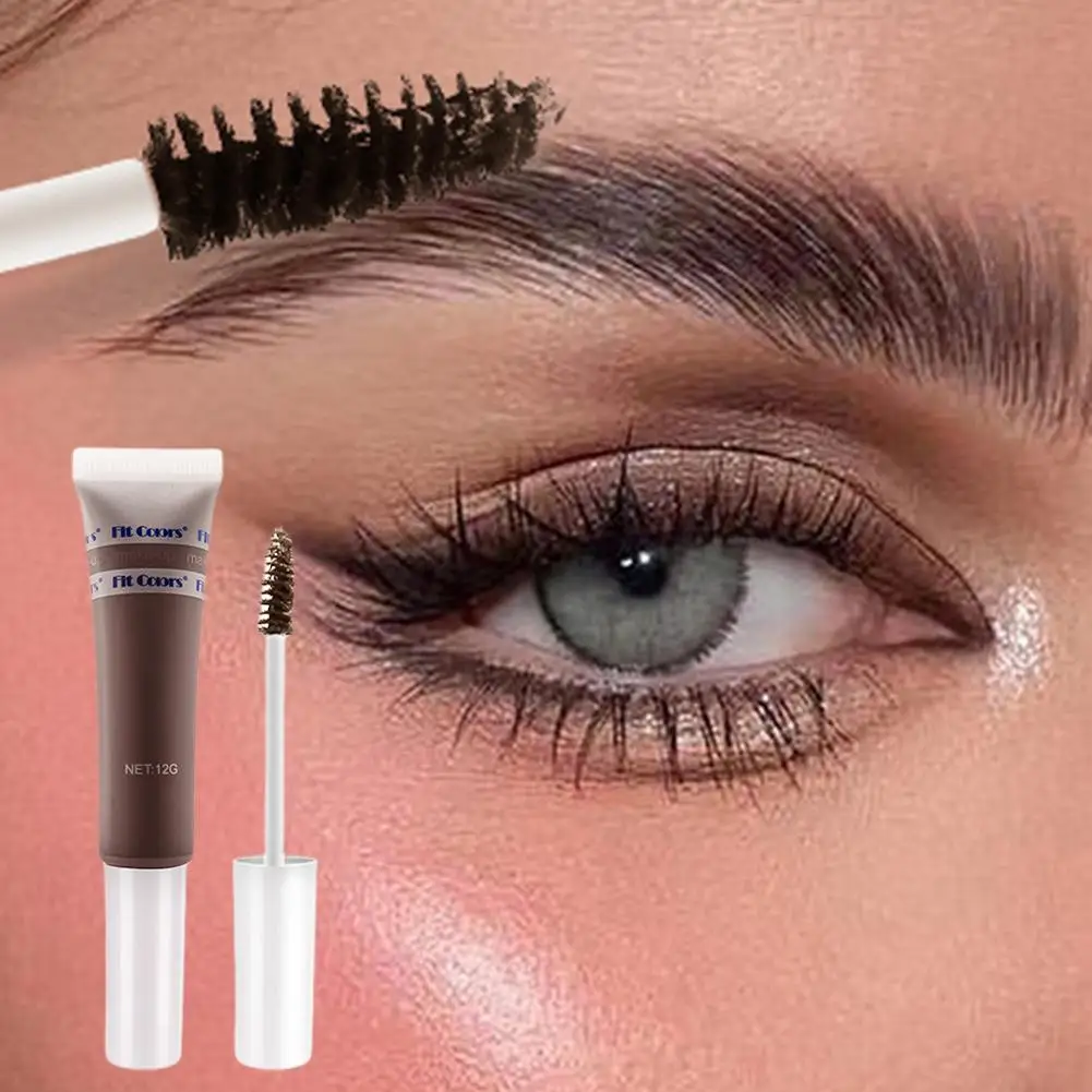 Long-lasting Eyebrow Gel Makeup Semi-permanent Waterproof Dye Tint ColorSweat-proof Film Cream Cosmetics Eyebrow Forming B1W5