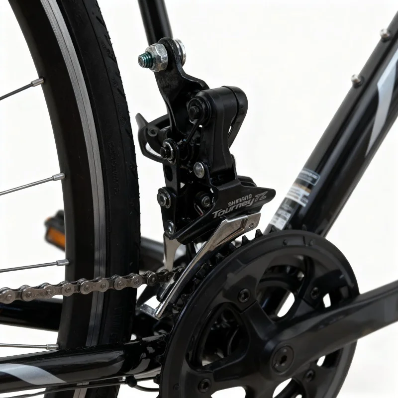 Shimano Tourney TZ FD-TZ500 desviador delantero de bicicleta FD TZ500 abrazadera banda montaje 31,8mm 6 7 velocidades superior tirar hacia abajo 42T 48T Original