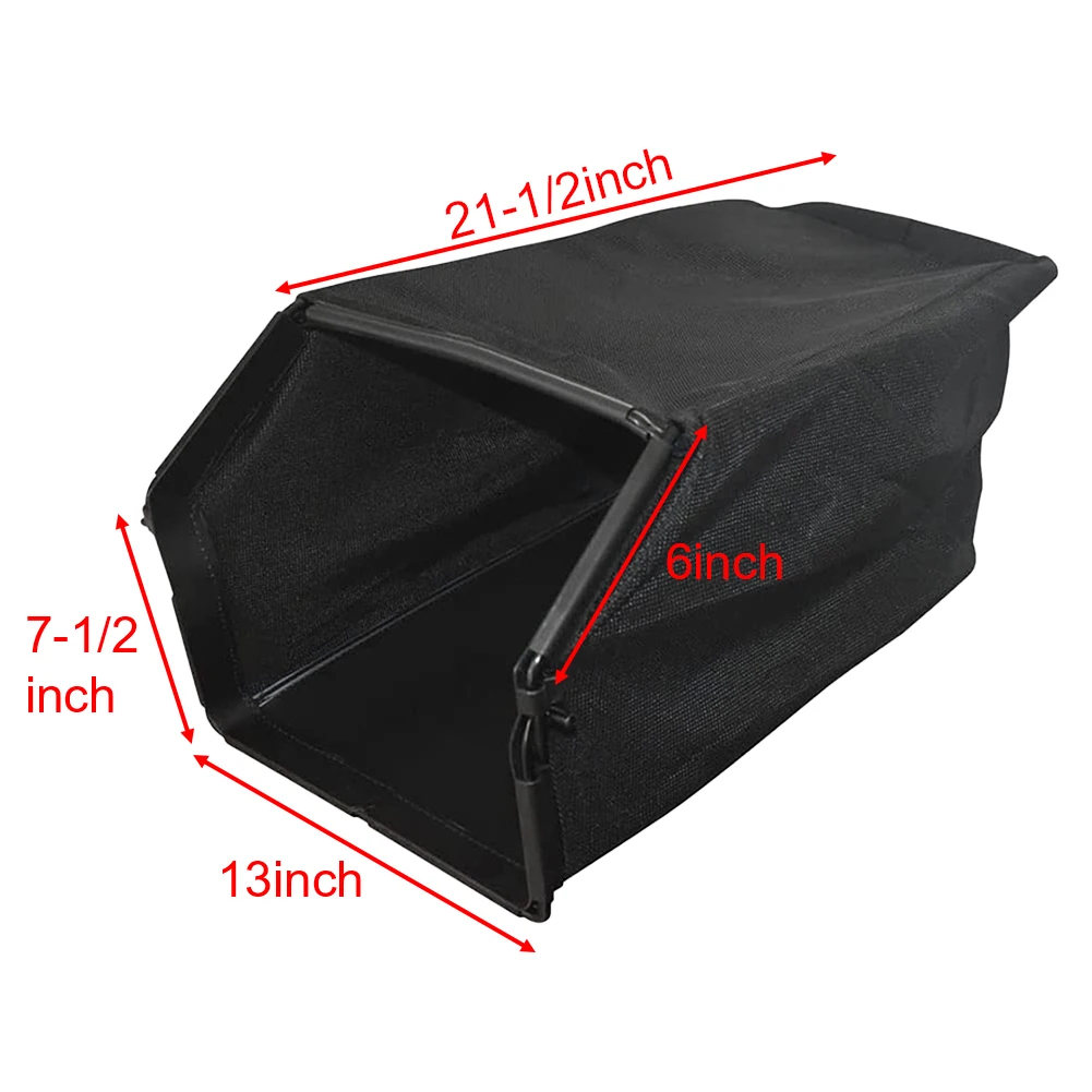 /Black /Nylon /Grass Bag 964-04154A For For For Honda HRU214 HRU215 HRU216 21 Inch Walk Behind Mower Lawn Catcher Replacement Pa