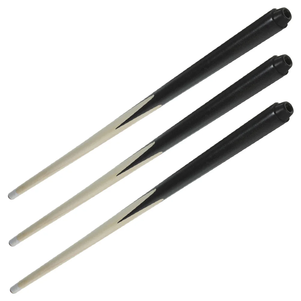 

3 Pcs Mini Pool Cue Stick Rack Case Sticks Trouble Board Game Entertainment Billiard Tool for Kid Checkerboard