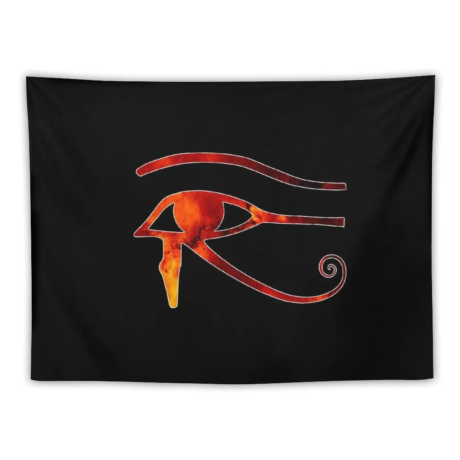 

Eye Of Horus Egyptian Eye - Red Galaxy Tapestry Bed Room Decoration Room Decorating Aesthetic Mushroom Tapestry