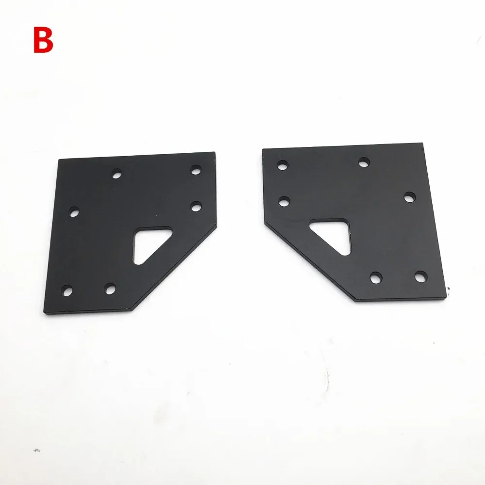 

Обновление AM8 A8 4 мм алюминиевый нижний тройник, верхняя угловая пластина, комплект нижней угловой пластины для AM8 3D-принтера, экструзионная металлическая рамка