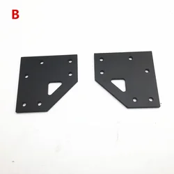 upgrade AM8 A8 4mm aluminum bottom tee plate top corner plate bottom corner plate kit for AM8 3D Printer Extrusion Metal Frame