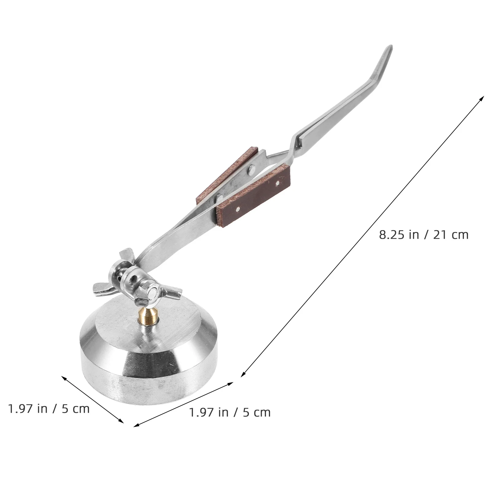 

Third Hand Tweezer Desktop Welding Tool Metal Clamp for Jewelry Making Precision Soldering Heavy Duty Non-Slip Carbon Steel