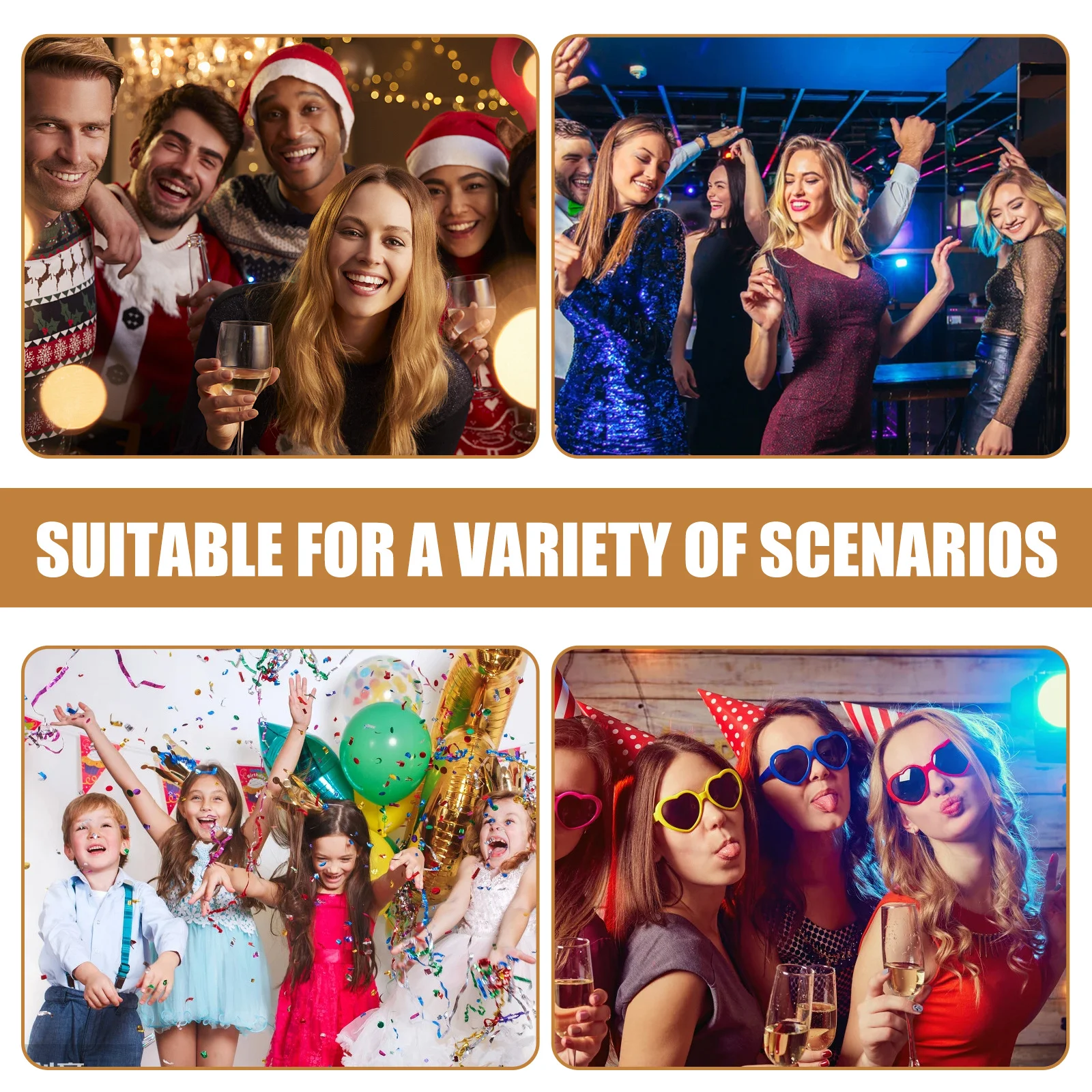 1 قطعة شريط إضاءة ديكور مصباح شريطي مضيء مادة قوية عملية سهلة تأثير ليلي جميل لقضاء عطلة عيد الميلاد