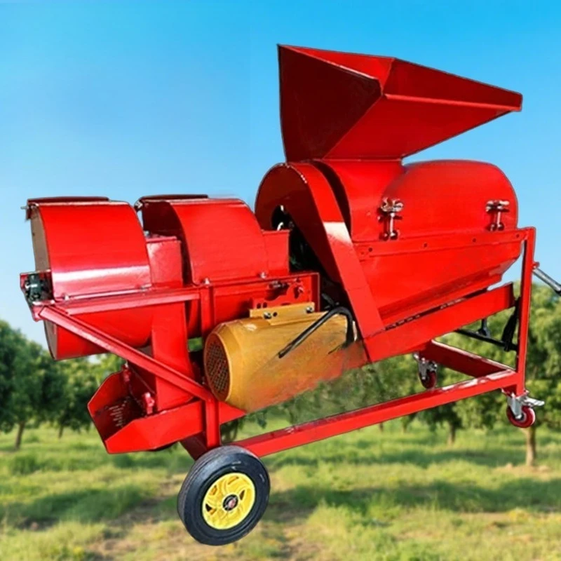 Small new multi-functional automatic chestnut stripping machine electric chestnut shelling machine wet and dry deburring