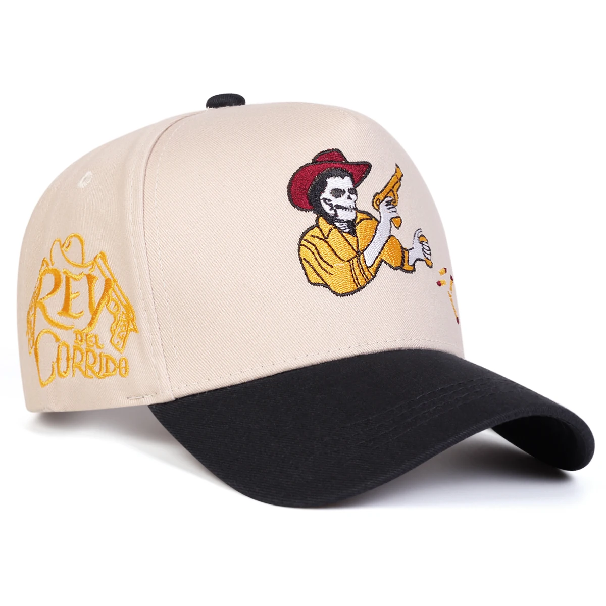 للجنسين قبعات البيسبول الغربية كاوبوي الهيكل العظمي التطريز ربيع الخريف في الهواء الطلق قابل للتعديل قبعات عادية واقية من الشمس قبعة قبعة رياضية #3