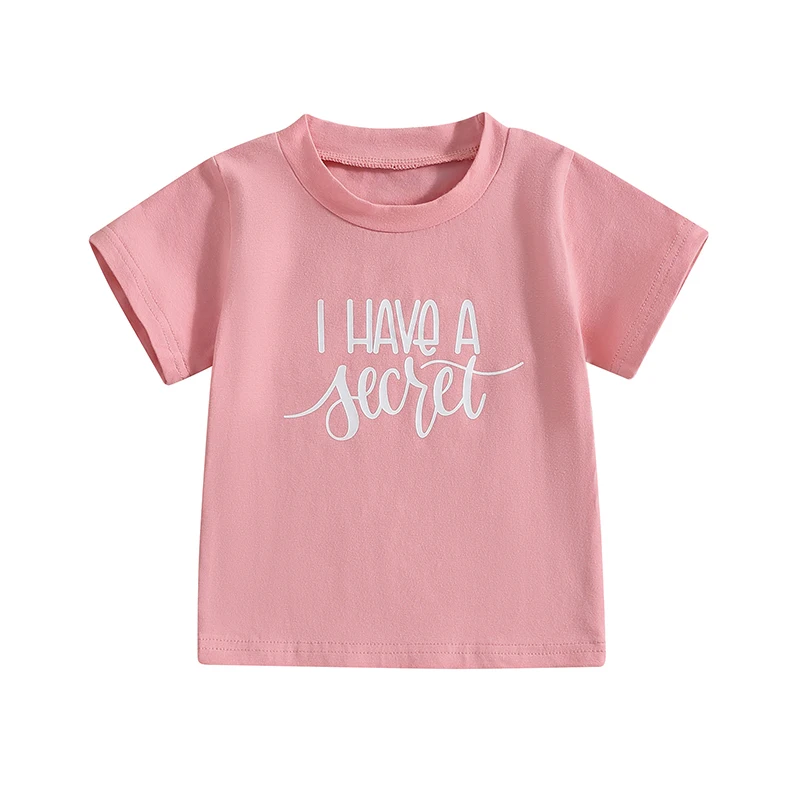 Big Sister Reveal Announcement Shirt I Have a Secret I am going to be a Big Sister T-Shirt Short Sleeve Tee Top