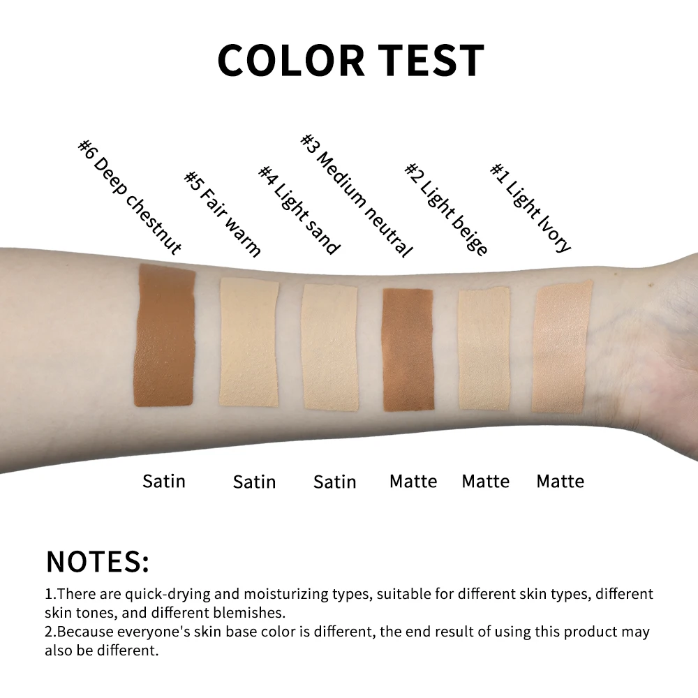 Lakerain – correcteur hydratant et radieux, contrôle de l'huile longue durée, fond de teint liquide, Texture, haute couverture, correcteur hydratant pour la peau