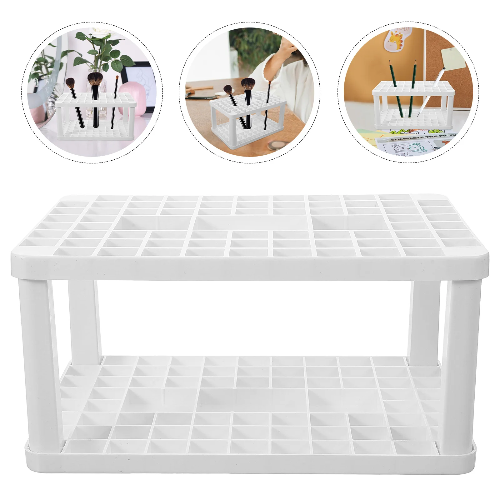 化粧ブラシ収納ボックスデスクトップオーガナイザー化粧品ブラシ鉛筆口紅卓上ホルダーブラシオーガナイザー