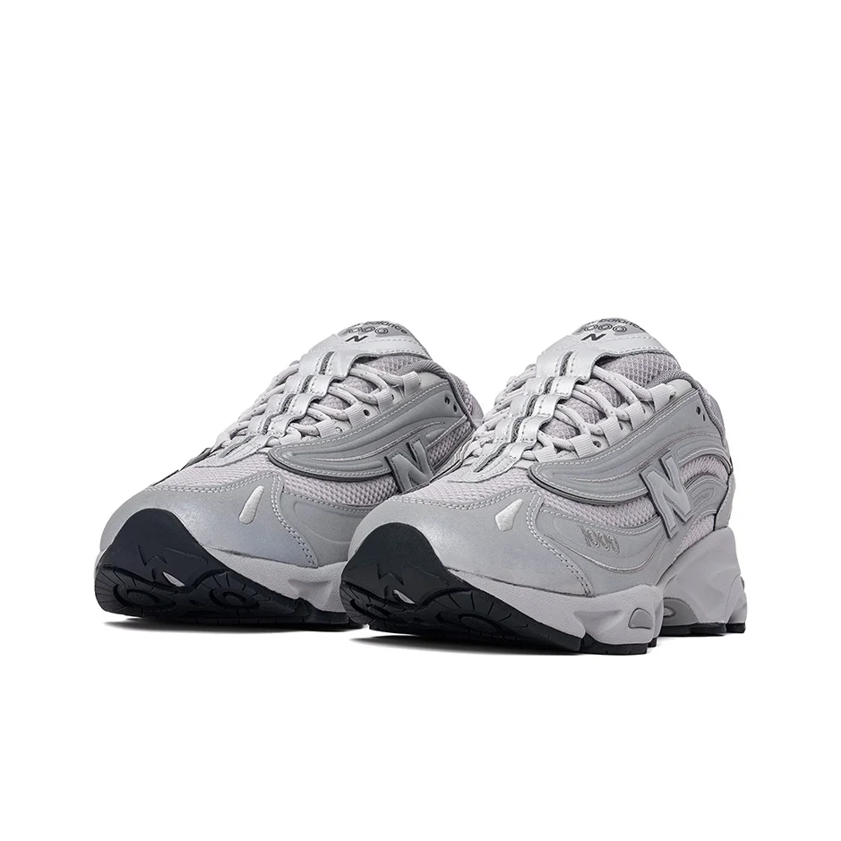 حذاء جري كاجوال مريح بمقدمة مستديرة من New Balance NB 1000 للرجال، لون رمادي فضي #3