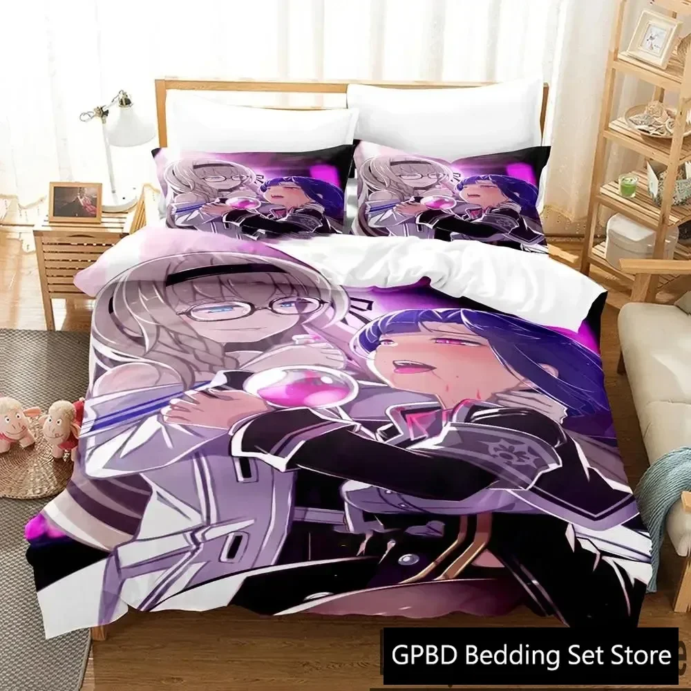 Anime Mary Skelter Finale Bedding Set Boys Girls Twin Queen King Size Duvet Cover Pillowcase Bed boys Adult Home Textileextile