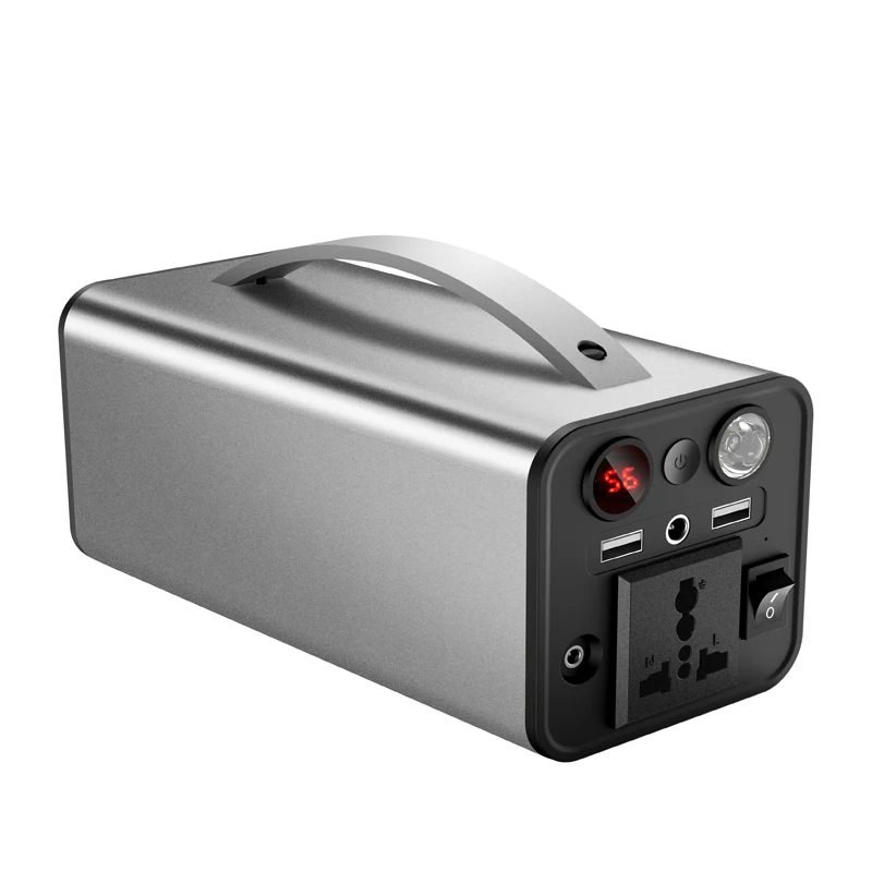 AC DC Laptop Portable Power Station,155Wh Portable Charger Power Bank, 100V 110V/ 220V 230V 150W Power Bank with AC Outlet