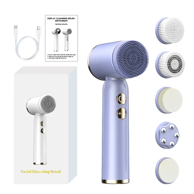 

Portable Light Emitting Diode Display Clean Waterproof Cleansing Brush Tool