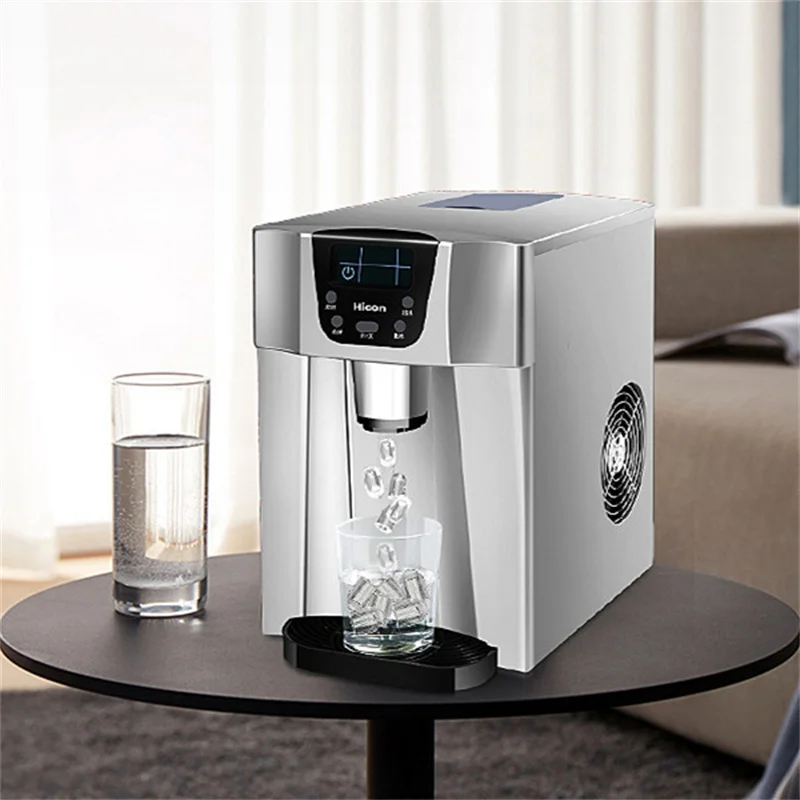 HZB-12D 12kgs/24H Portable Automatic ice Maker, Household bullet round ice make machine for family, small bar,coffee shop 220V