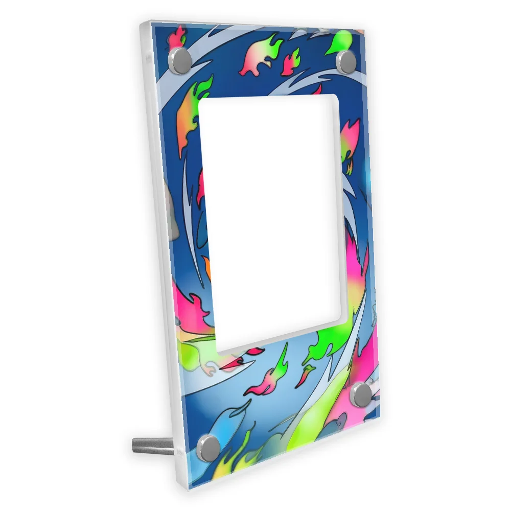 

Pokemon Anime Charizard Ex Card Extended Art Display Case Collection Card Extended Painting Psa Display Rack Excluding