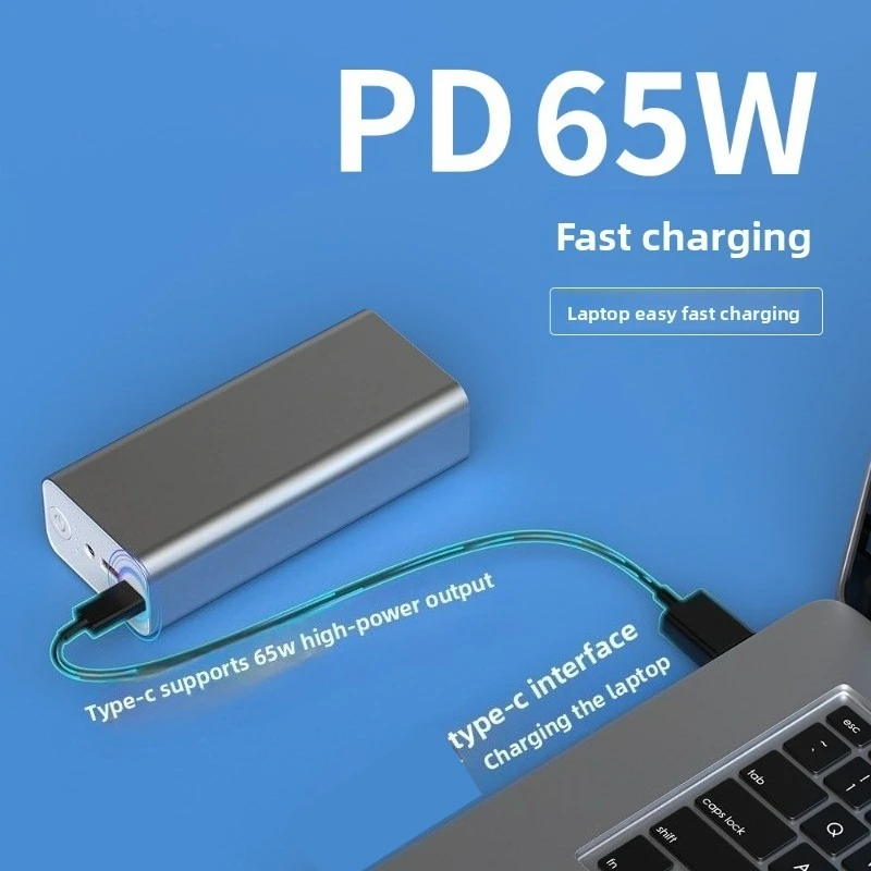 In Stock Long Battery Life 30000mAh 65W Power Bank for IPhone Samsung Xiaomi Lenovo Laptop Three-speed Adjustable Power Bank