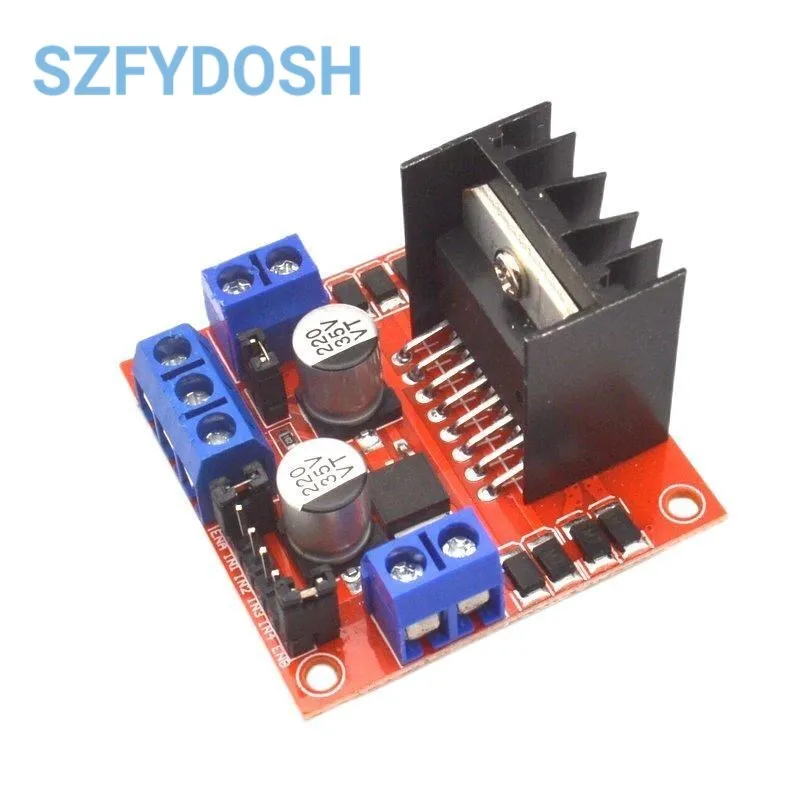 L298N Driver Board Module L298N Stepper Motor Smart Car Robot Breadboard  High Power L298 DC Motor Driver