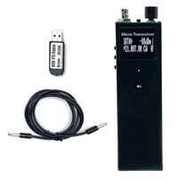 Handheld uSDX Transceiver 0 5MHz~30MHz with CW AM SSB 4 Band Coverage and 1 3 Inch Screen for Outdoor QRP Communications