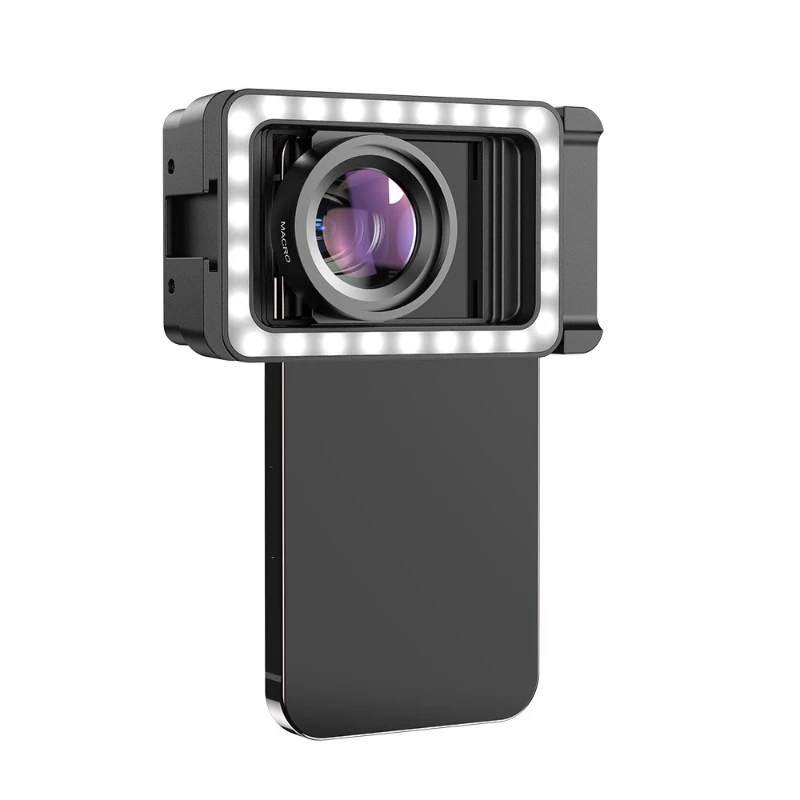 

Outdoor mobile phone filling light beauty eyelashes beauty lips beauty tattoo embroidery nail art macro lens