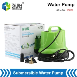 4.5m 100W Submersible Pump Aquarium Fish Pond Tank Pump Bottom Filter Filter Silent Pump Bottom Suction Pump