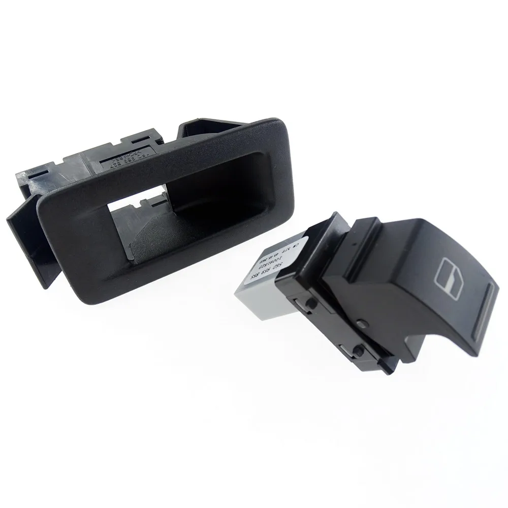 

Переключатель стеклоподъемного стекла + рамка переключателя для VW Golf MK5 MK6 Tiguan Passat B6 3C Seat Leon 1KD 959 855 1KD959855, 1 комплект