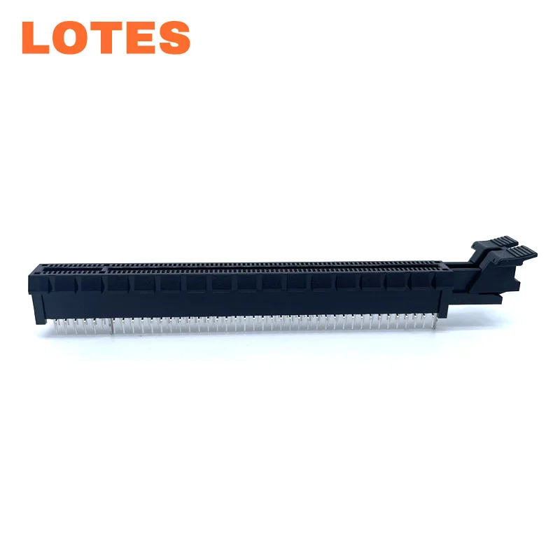 164pin PCIe x16 Slot Socket Connector DIP Type Black