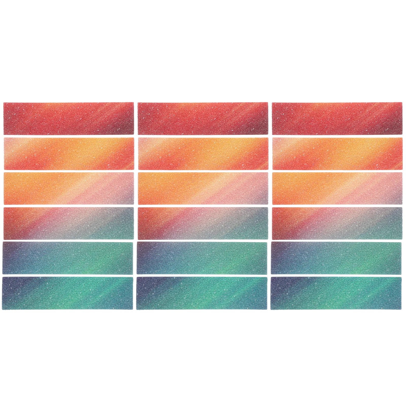 

18pcs Calm Stickers Anxiety Sensory Strips Anti-Stress Adhesive For Stress Relief Peva Pvc Material Desktop Phone