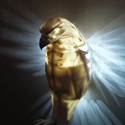 3D printed eagle night light, wall decoration light, indoor party atmosphere light,warm white