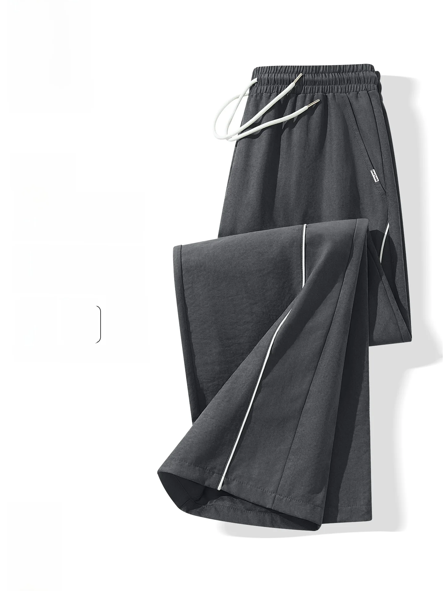 

Men's Comfortable Straight Leg Pants American Splice Design Spring Summer Casual Trousers Breathable Soft Polyester