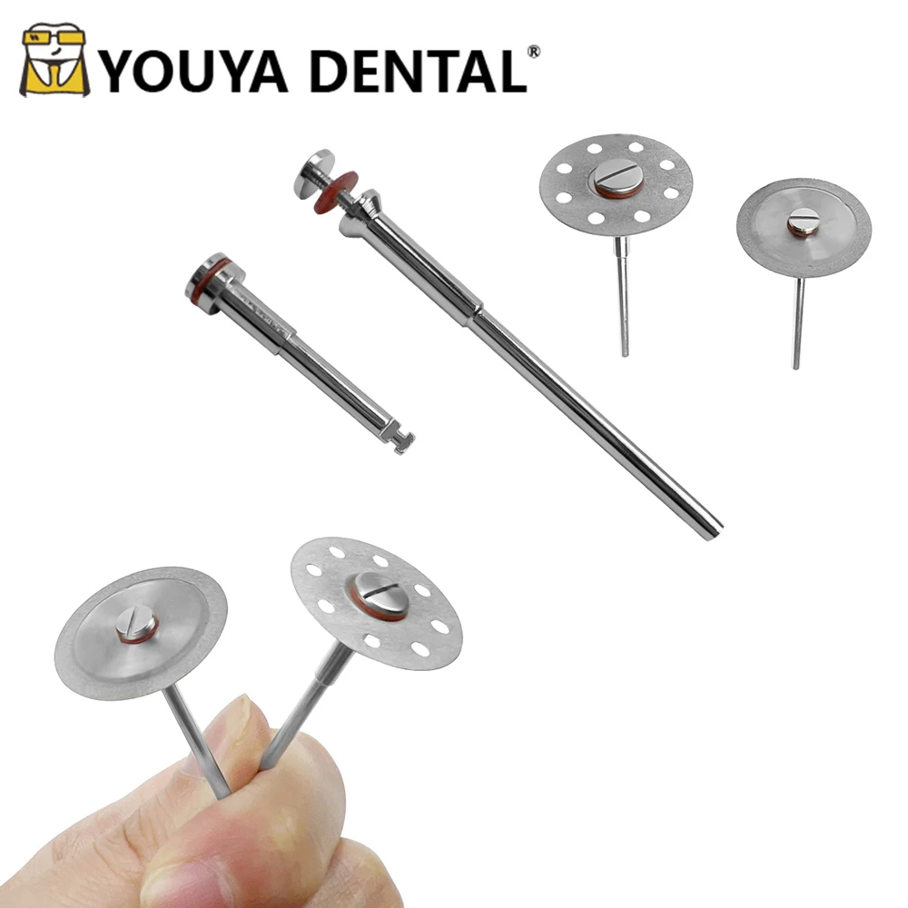 5 buah jarum pemegang gigi poros dipoles Dental Lab poles Shank Mandrel Burs alat putar untuk mesin pemoles pemotong