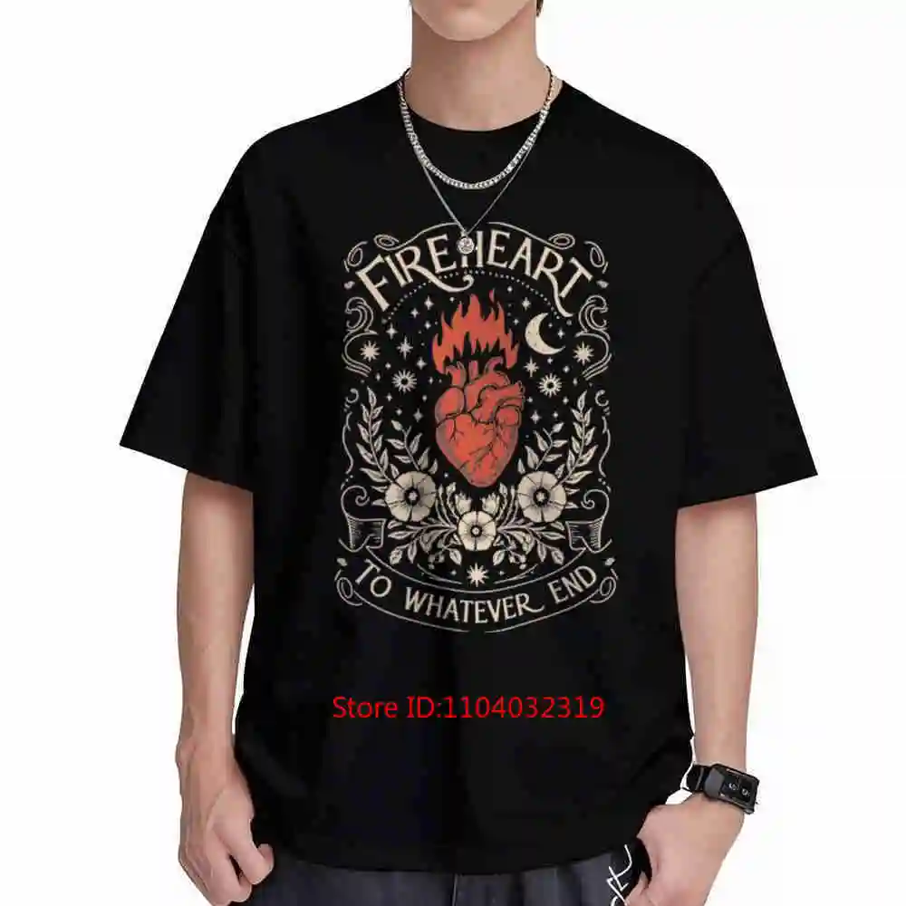 Throne Of Glass Fireheart Terrasen ACOTAR Short Sleeve Tee 100% Cotton T-Shirt