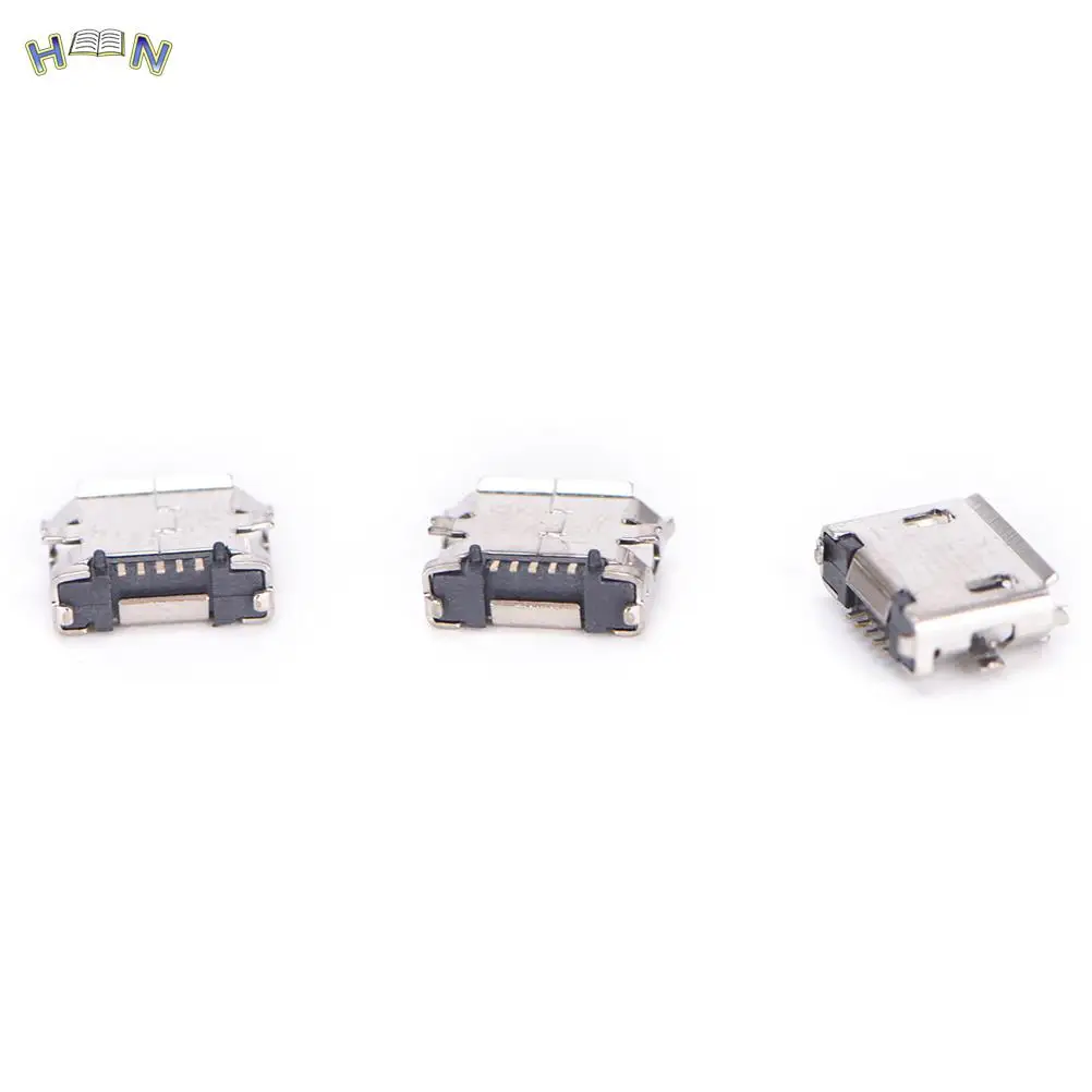 JETTING Micro USB 5pin B Type Female Connector For Mobile Phone Micro USB Jack Connector 5 pin Charging Socket Sell 10Pcs