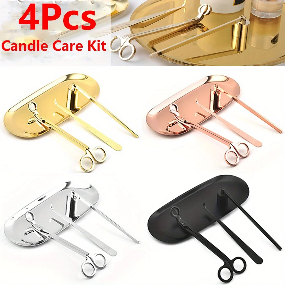 4pcs/set Luxury Candle Care Ki - Home Decor Kit ulasan dan harga