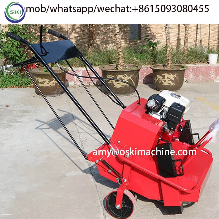 Tennis Court Lawn Air Drilling Machine Gasoline Engine Lawn Punching Machine