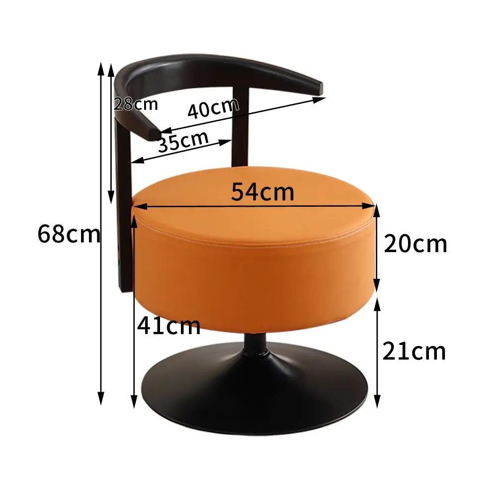 

Rotatable Single Sofa Chair - Stylish Solid Wood Armchair for Living Room, Bedroom, Balcony and Cozy Lounge Chairs Living Room